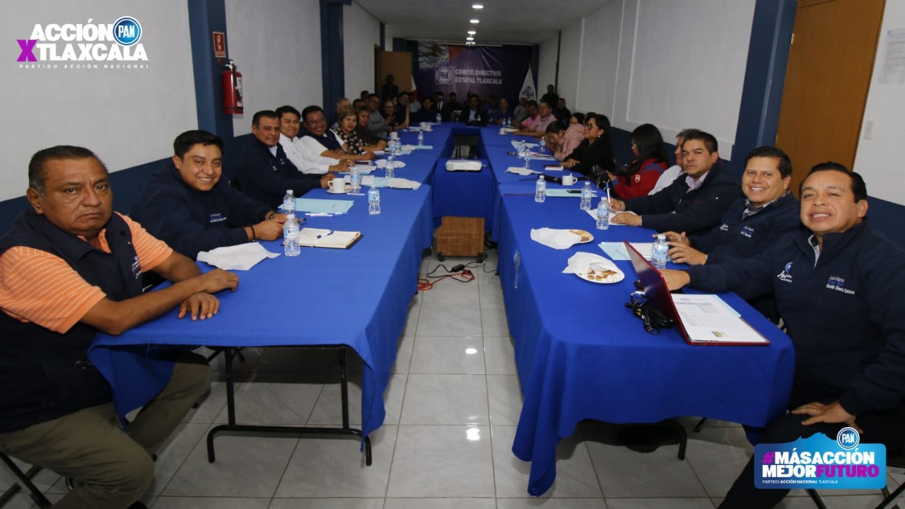 Celebran coordinadores panistas en Tlaxcala espaldarazo de líder nacional rumbo al 2027